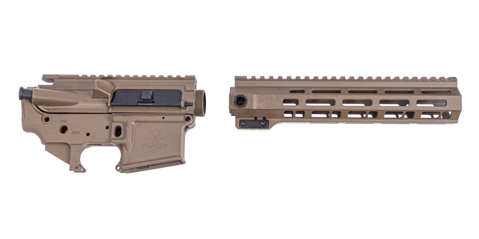 Sabre-15 Builder Set - 9.75" QDSM Rail, FDE