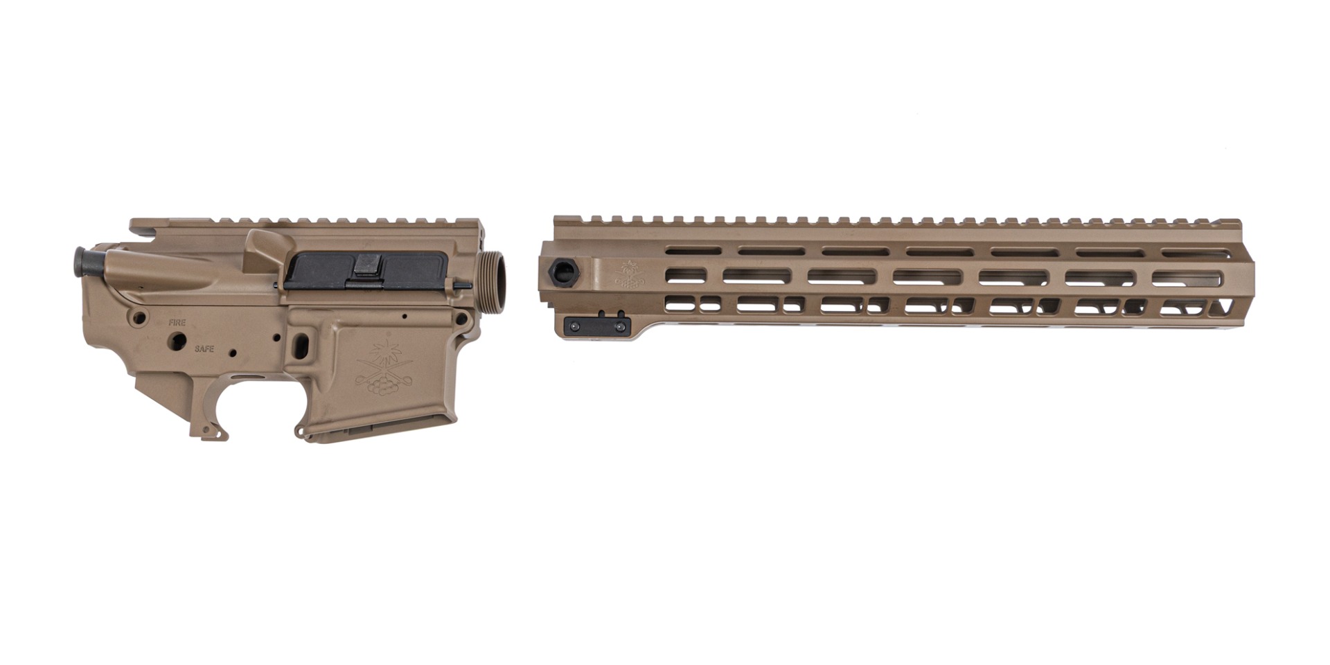 Sabre-15 Builder Set - 13" QDSM Rail, FDE