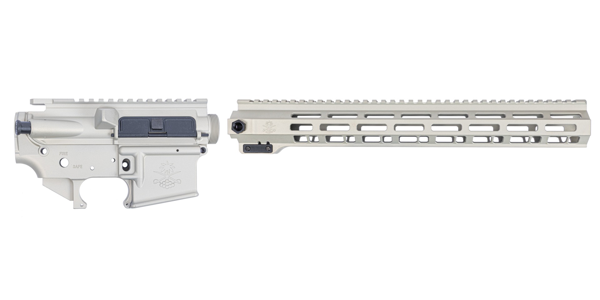 Sabre-15 Builder Set - 15" QDSM Rail, Champagne