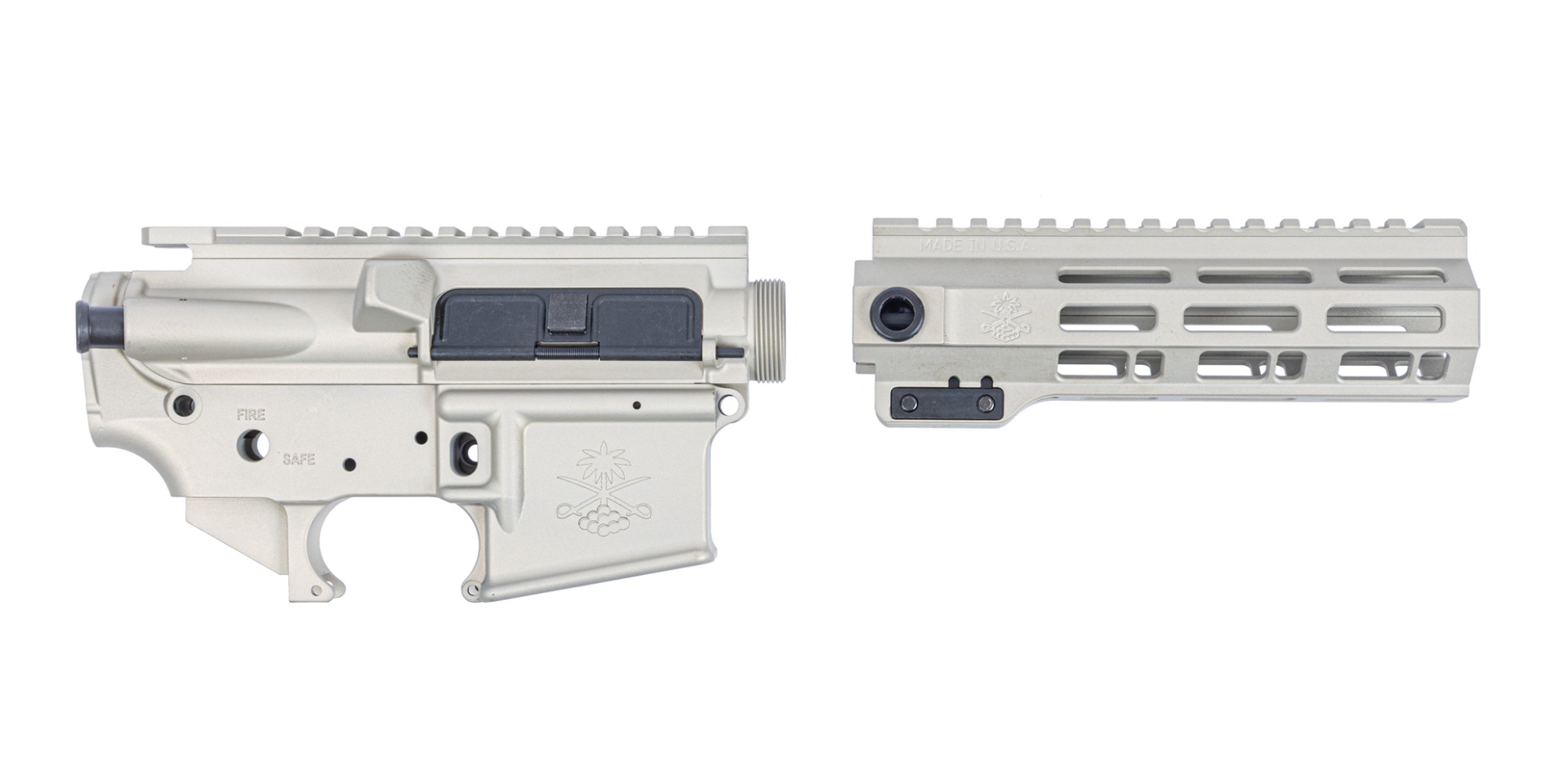Sabre-15 Builder Set - 6.75" QDSM Rail, Champagne