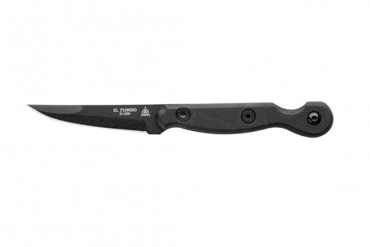 TOPS Knives El Pionero Blackout Edition Fixed Blade Knife, Black - ELPO-02