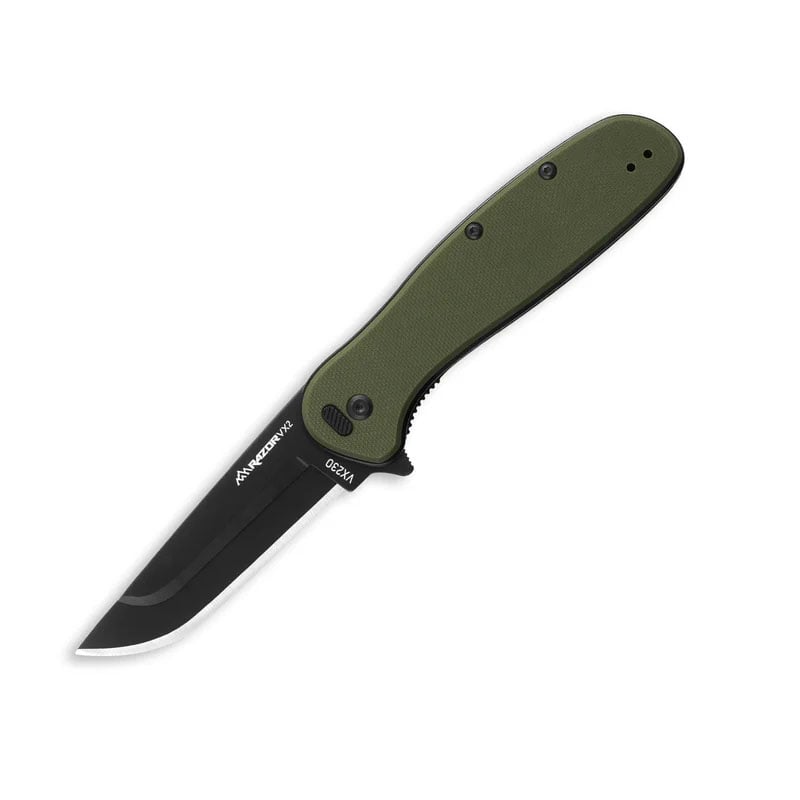 OUTDOOR EDGE RAZOR VX2 | GREEN DROP POINT KNIFE - VX230C-C - Outdoor Edge Knives
