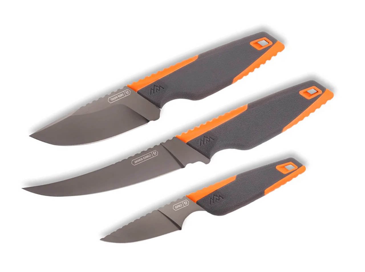OUTDOOR EDGE VANTEX | 4-PIECE ROLL PACK KIT | DROP POINT, BONING, CAPING, SHARPENER - VNTX4-C - Outdoor Edge Knives