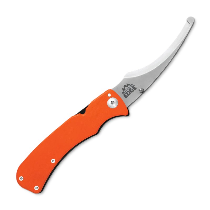 OUTDOOR EDGE ZIP-PRO | FOLDING GUTTING KNIFE W/ POCKET CLIP - ZO-10C