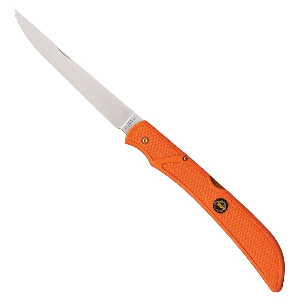 Outdoor Edge Knives OUTDOOR EDGE FIELD-BONE | ORANGE FOLDING BONING/FILLET KNIFE  - FBB-2