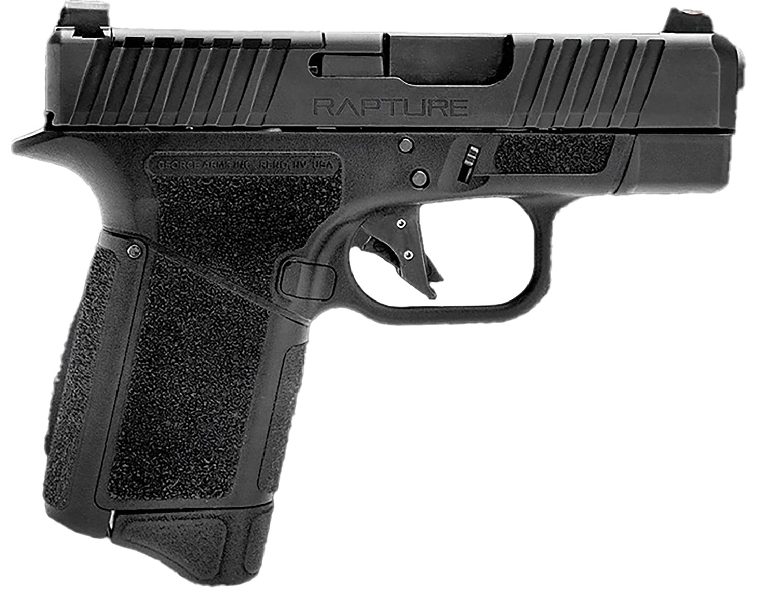 GFORCE ARMS GF9 9MM 3.25" 12rd Micro FP, Black - GForce Arms
