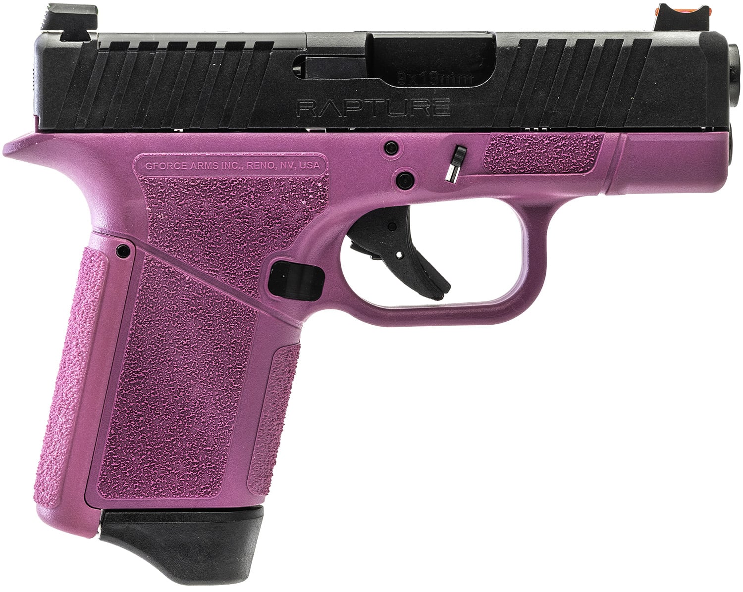 GFORCE ARMS GF9 9MM 3.25" 12rd Micro FP, Pink/Black - GForce Arms