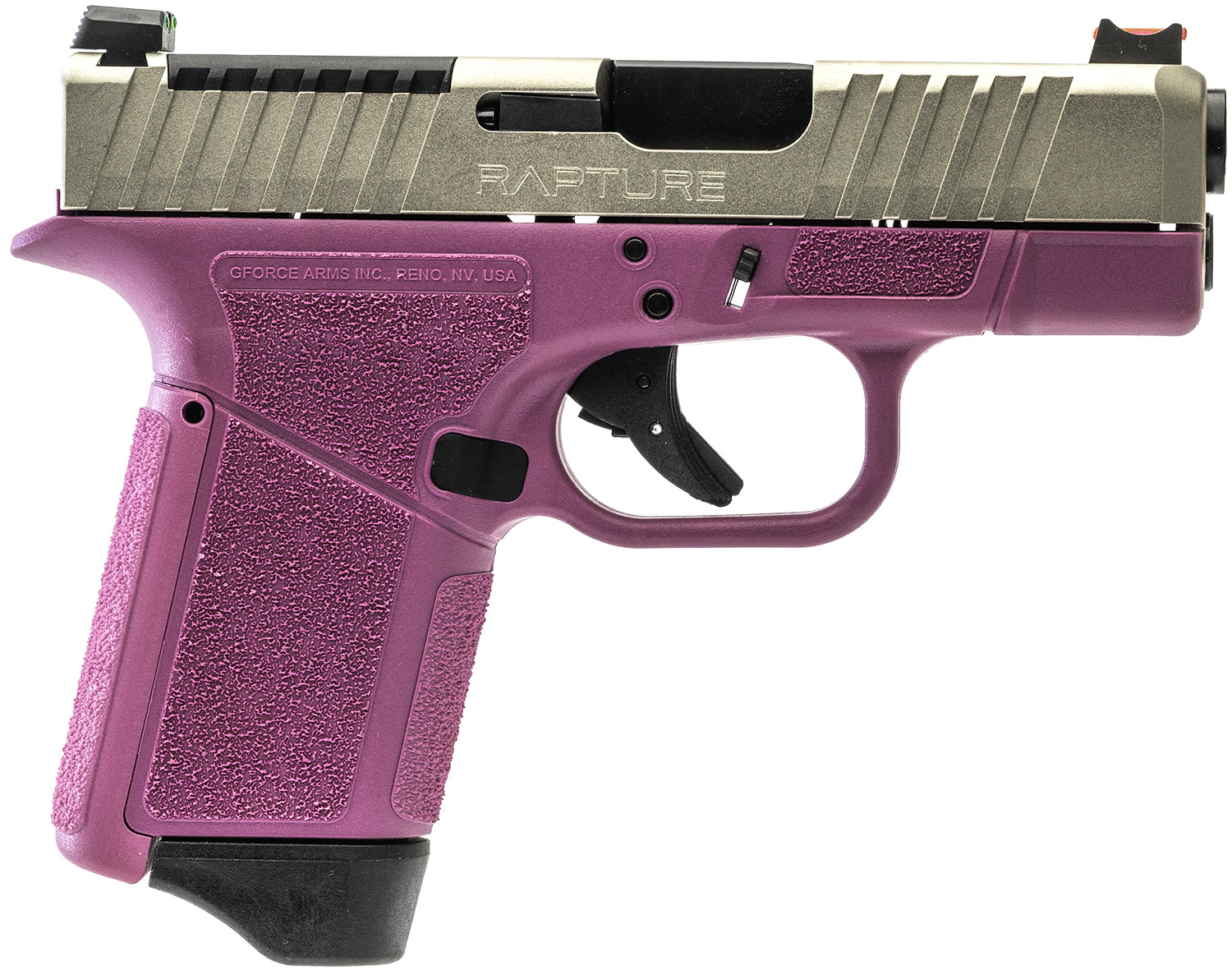 GFORCE ARMS GF9 9MM 3.25" 12rd Micro FP, Pink/Nickel