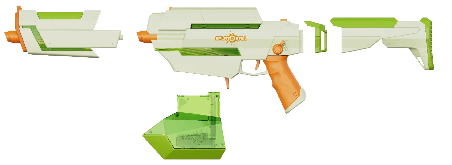 Splat R Ball SRB1300 SKYGLOW Blaster Kit - 960003