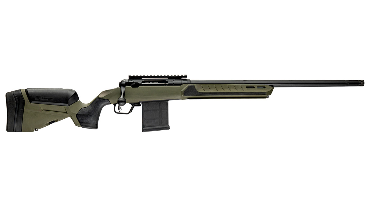Savage Arms 110 Core Predator 6mm Creedmoor 22" LH Bolt Action Rifle, Hunter Green - 32649