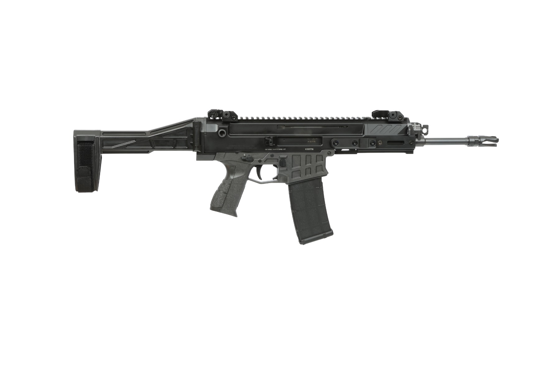 CZ Bren 2 MS 223 REM/5.56 NATO 11" Pistol, Black - Cz