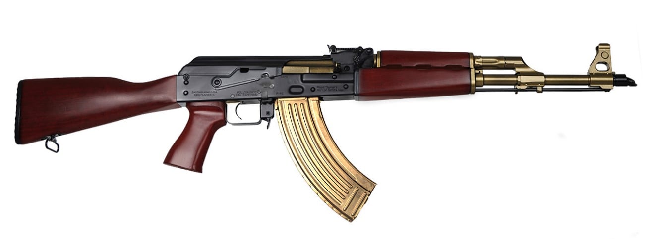 ZASTAVA ARMS ZPAP M70 16.25" 7.62X39MM AK RIFLE, BLACK/GOLD - Zastava Arms