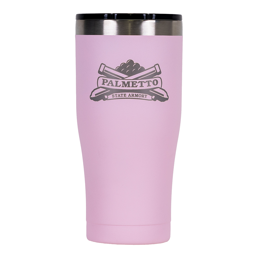 Palmetto State Armory PSA Engraved Logo 20 oz Tumbler, Soft Pink