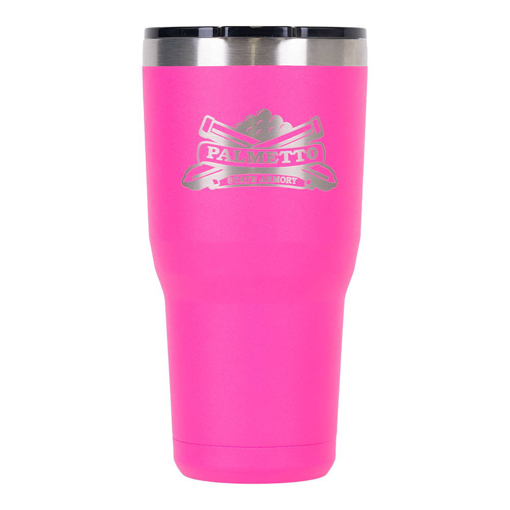 Palmetto State Armory PSA Engraved Logo 30 oz Tumbler, Shocking Pink