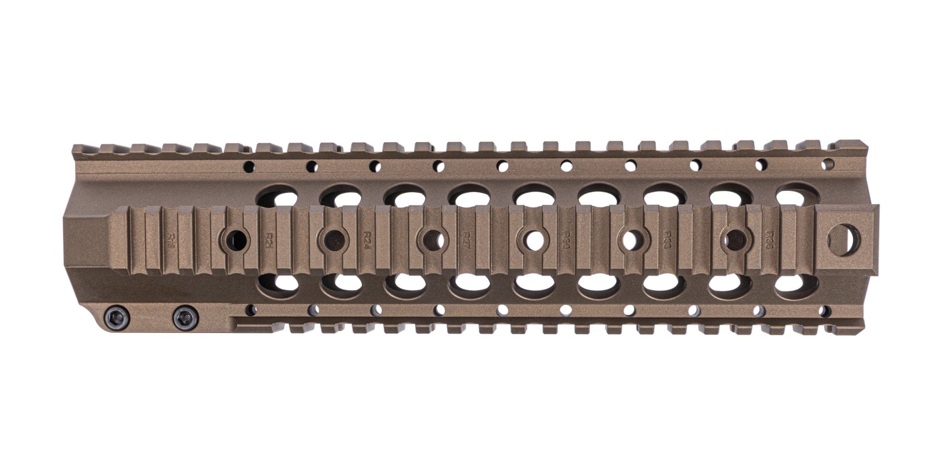 Sabre-15 9.75" Quad Rail, Burnt Bronze