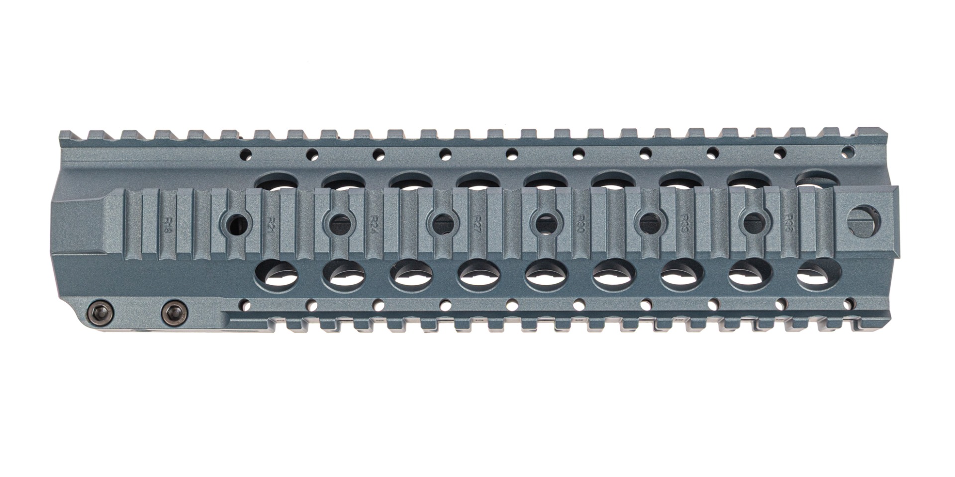 Sabre-15 9" Quad Rail, Blue Titanium