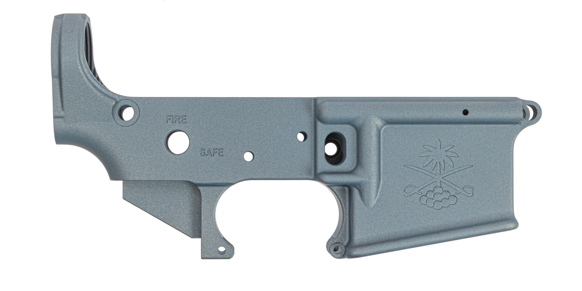 Palmetto State Armory Sabre-15 Stripped Lower Receiver, Blue Titanium