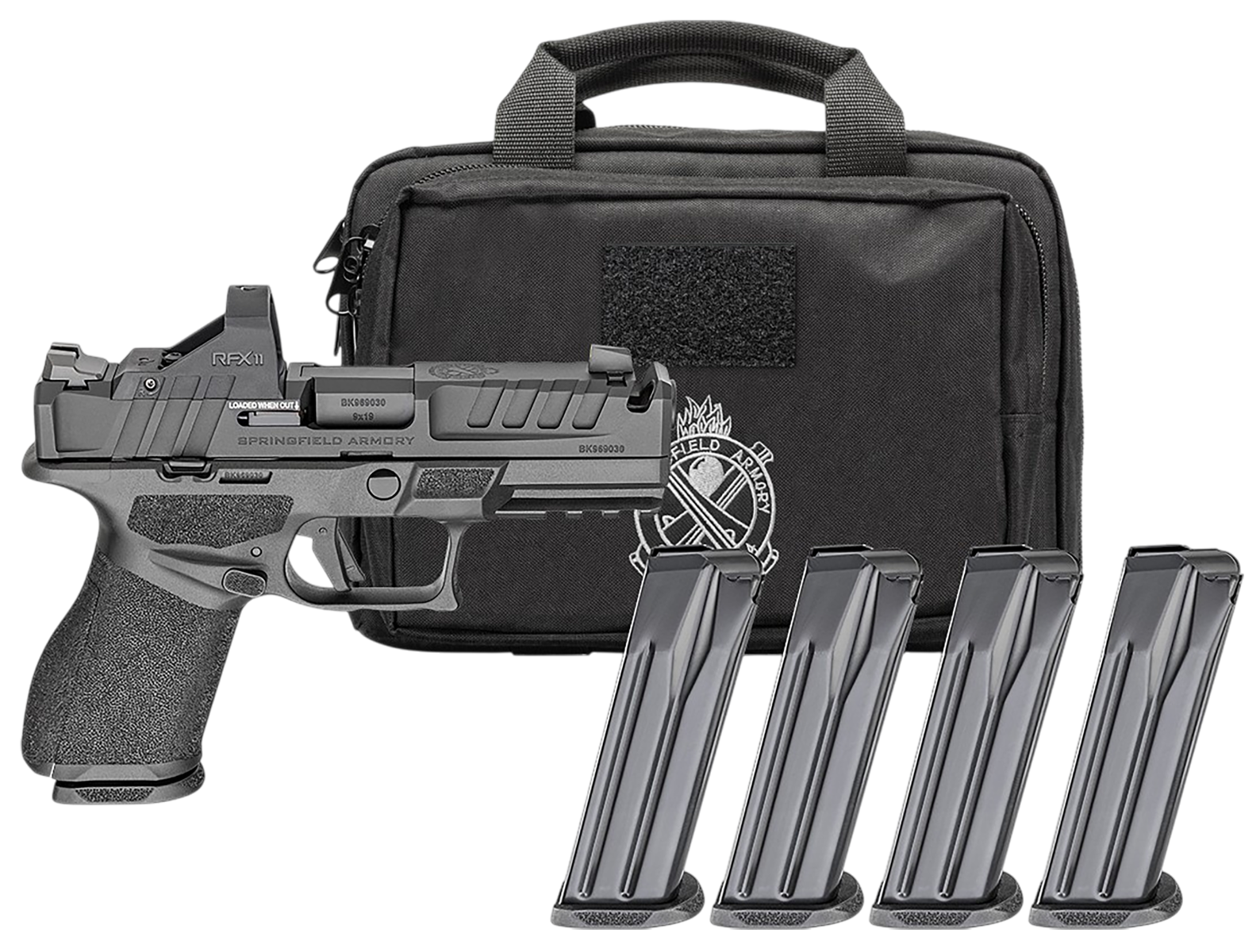 Springfield Armory Echelon 4.0C Comp Gear Pac 9mm 4" 18rd w/Viridian RFX11 - EC9409B-COMP-PAC - Springfield Armory