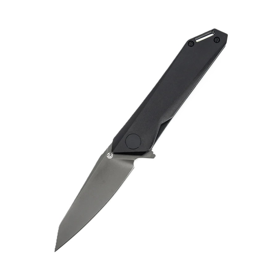 Glow Rhino Meitner - Black / Gray Tanto Folding Knife