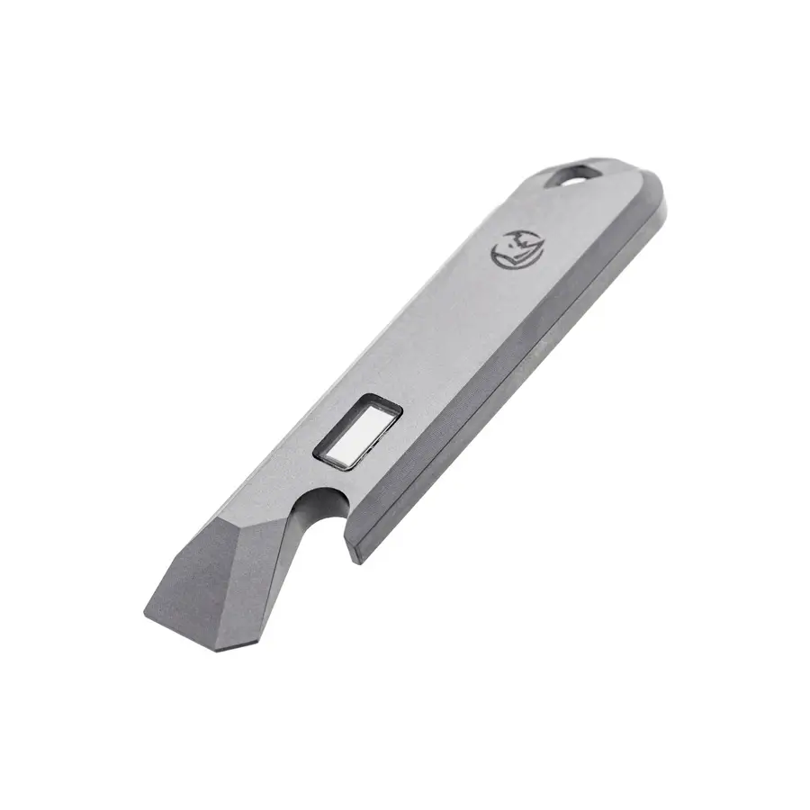 Glow Rhino Titanium EDC Pry Bar - Green Tritium