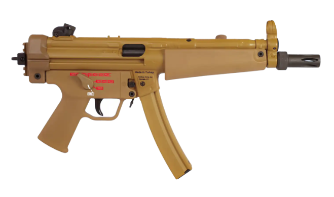 Century Arms AP5 RAL8000 8.9" 9mm 30rd Semi-Auto Pistol, FDE - Century Arms