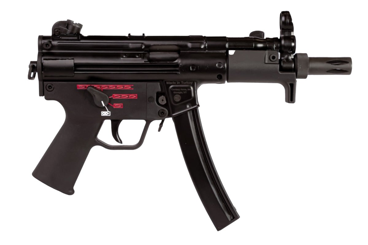 Century Arms AP5-P Navy 5.8" 9mm 30rd Semi-Auto Pistol, Black