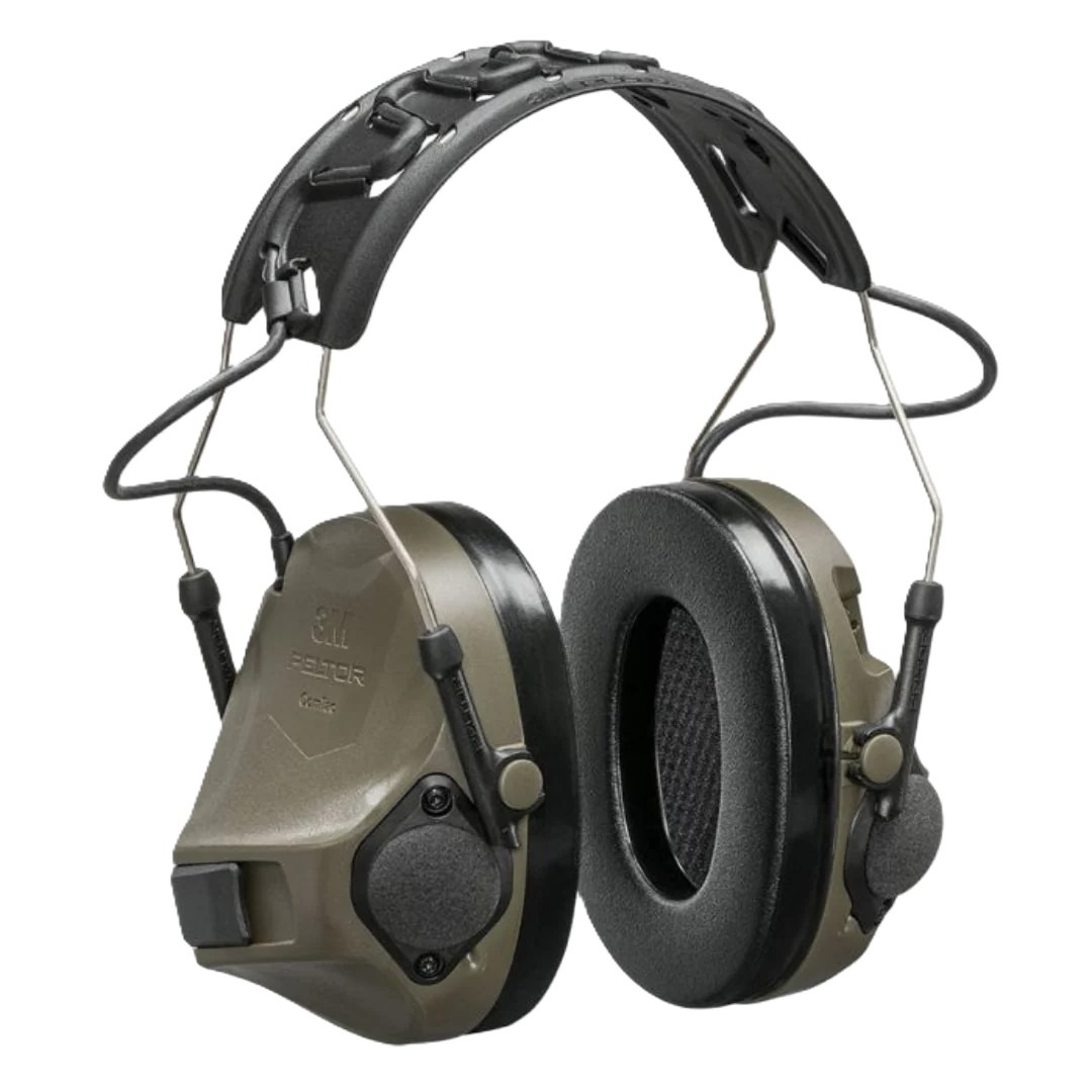 3M Peltor 3M Peltor ComTac VIII Hearing Defender 23dB Electronic Earmuff, OD Green