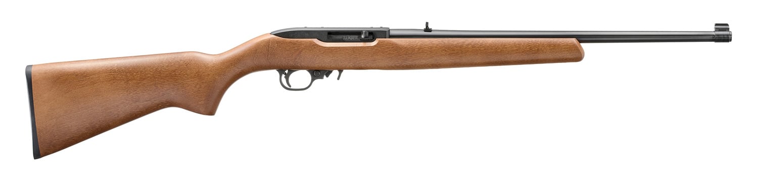 Ruger 10/22 Standard .22 LR 18.5" 10rd Semi Auto Rifle, Wood/Satin - 32009