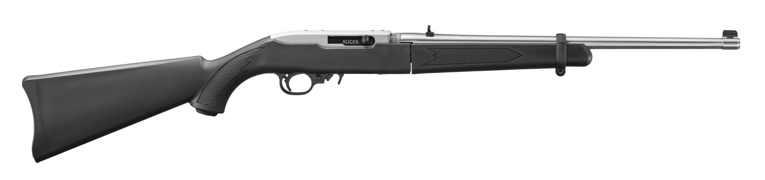Ruger 10/22 Takedown .22 LR 18.5" 10rd Semi Auto Rifle, Black/Stainless - 32010 - Ruger
