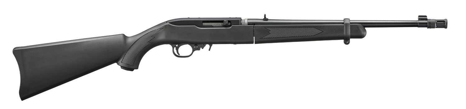 Ruger 10/22 Takedown .22 LR 18.5" TB 10rd Semi Auto Rifle, Black - 32011 - Ruger