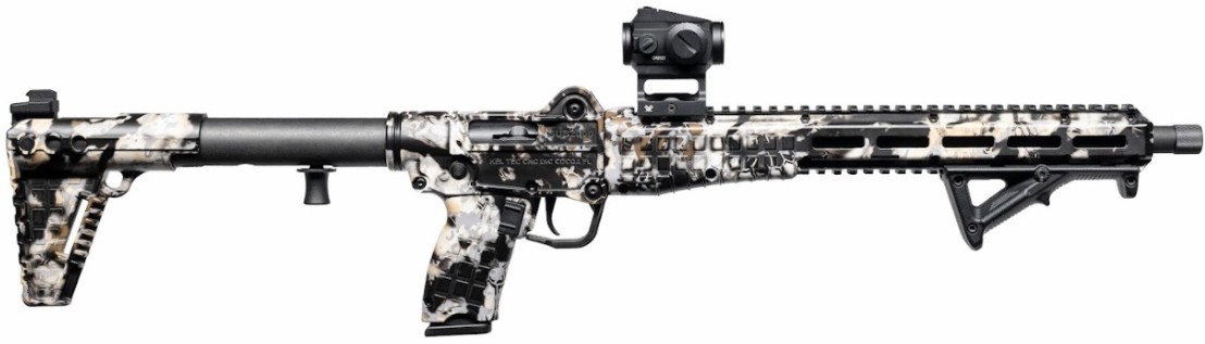 Kel-Tec Sub2000 Defender 16.25' 10MM 15rd w/ Vortex Red Dot, Kryptek Skyfall - Kel-Tec