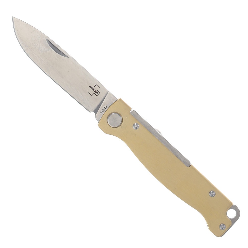 Boker Usa BOKER PLUS ATLAS FOLDING KNIFE - BRASS - 01BO853