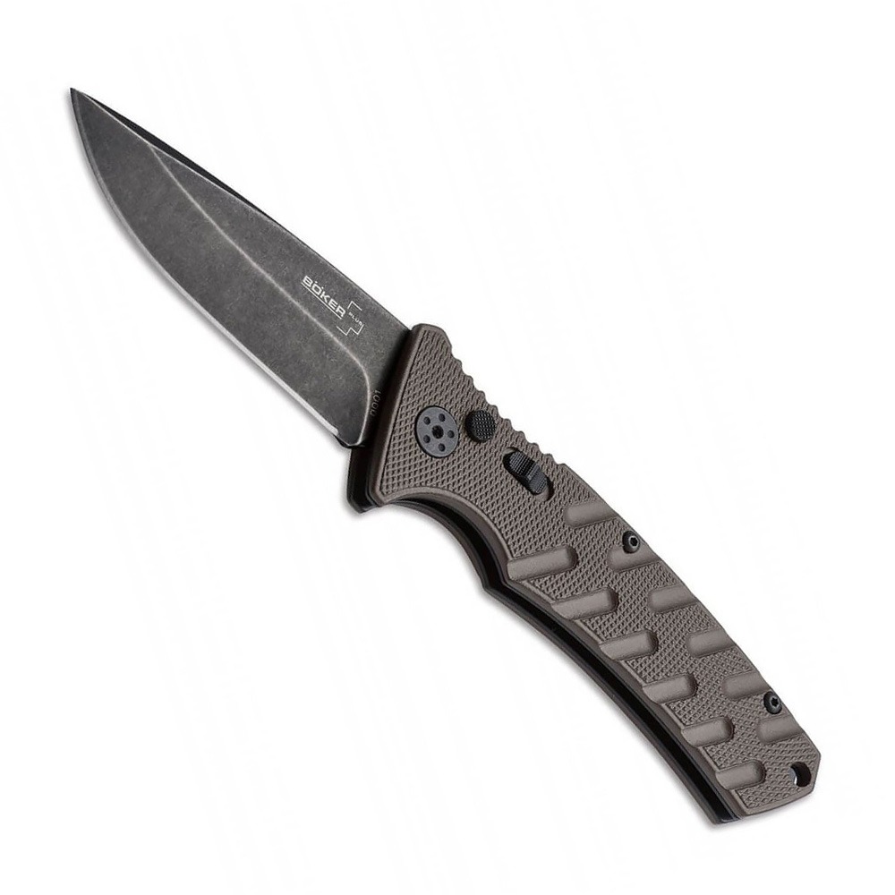 BOKER PLUS STRIKE AUTO FOLDING KNIFE COYOTE - 01BO459 - Boker