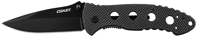 COAST DX340 Double Lock Knife Black - 19661
