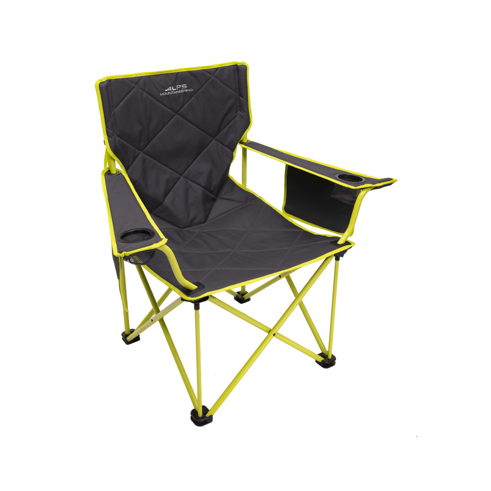 ALPS Mountaineering King Kong Camp Chair, Charcoal/Citrus - 8140348