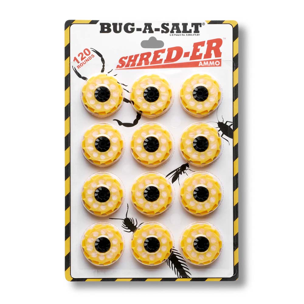 Bug-A-Salt SHRED-ER Ammo, 120 Rounds - SHRED-AMMO