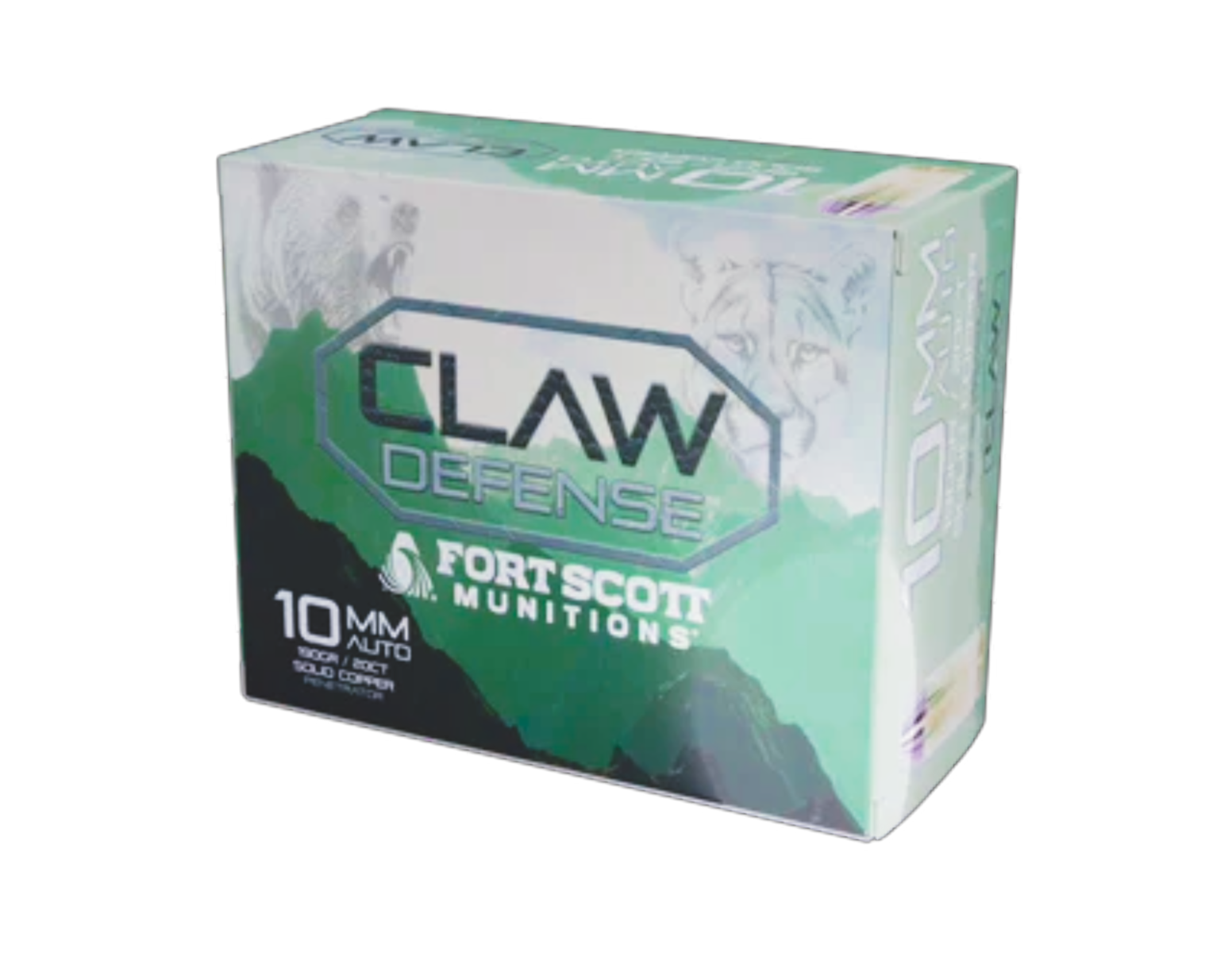 Fort Scott Claw Defense 10mm 190gr FN Ammo, 20rd Box - 10MM190SCVFNCD - Fort Scott Munitions