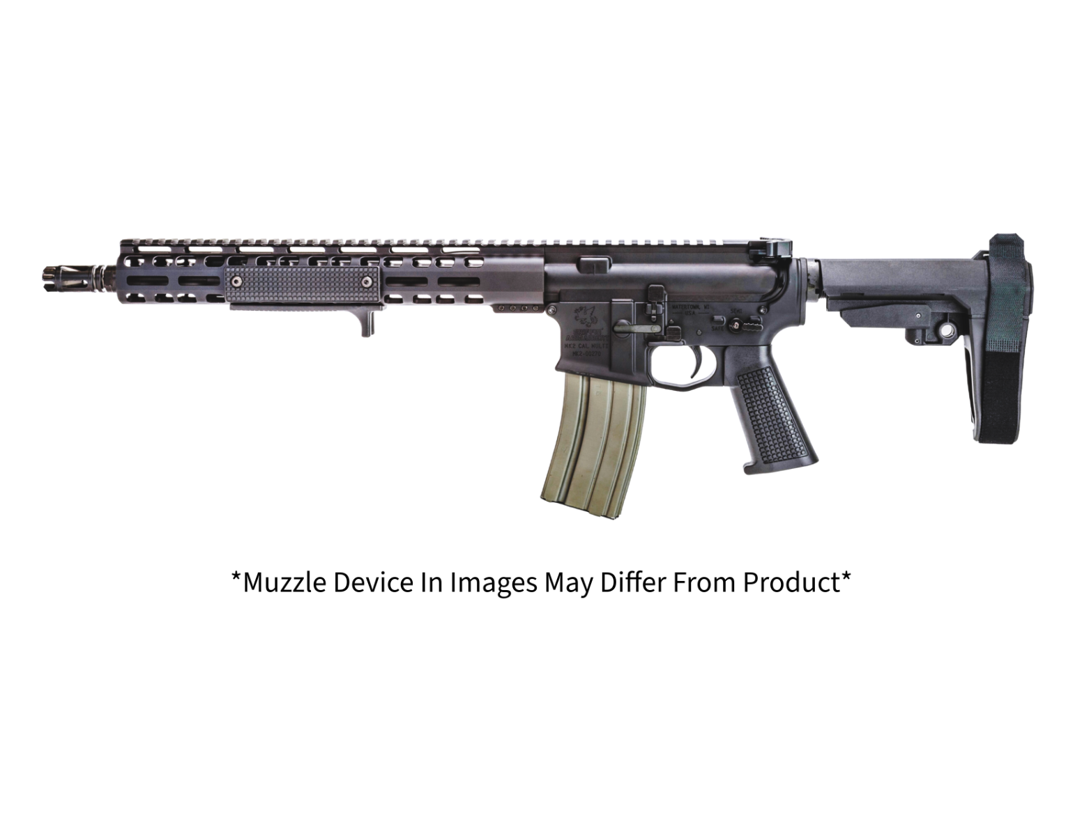 Griffin Armament MK2 CQB .223 Wylde 13.9" AR Pistol, Black
