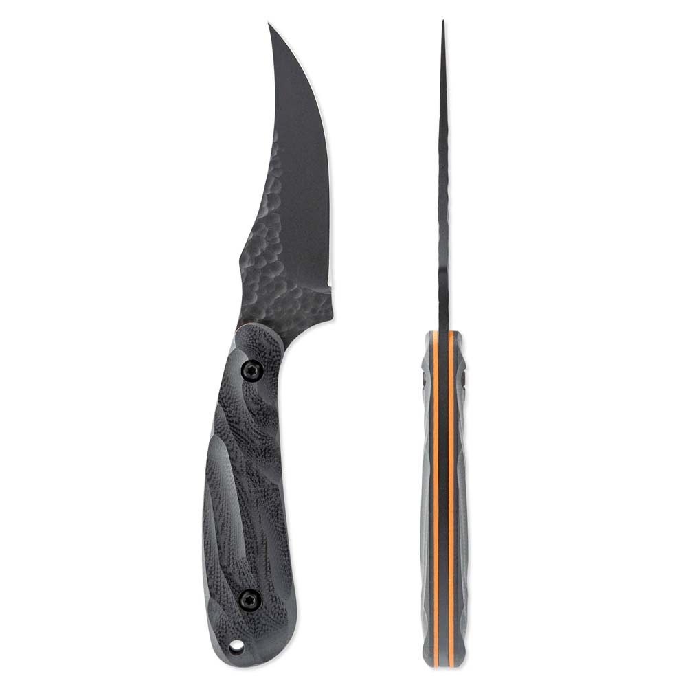 Skallywag Tactical Scorpion Pro Fixed Blade Trailing Point Knife, Hunter Orange
