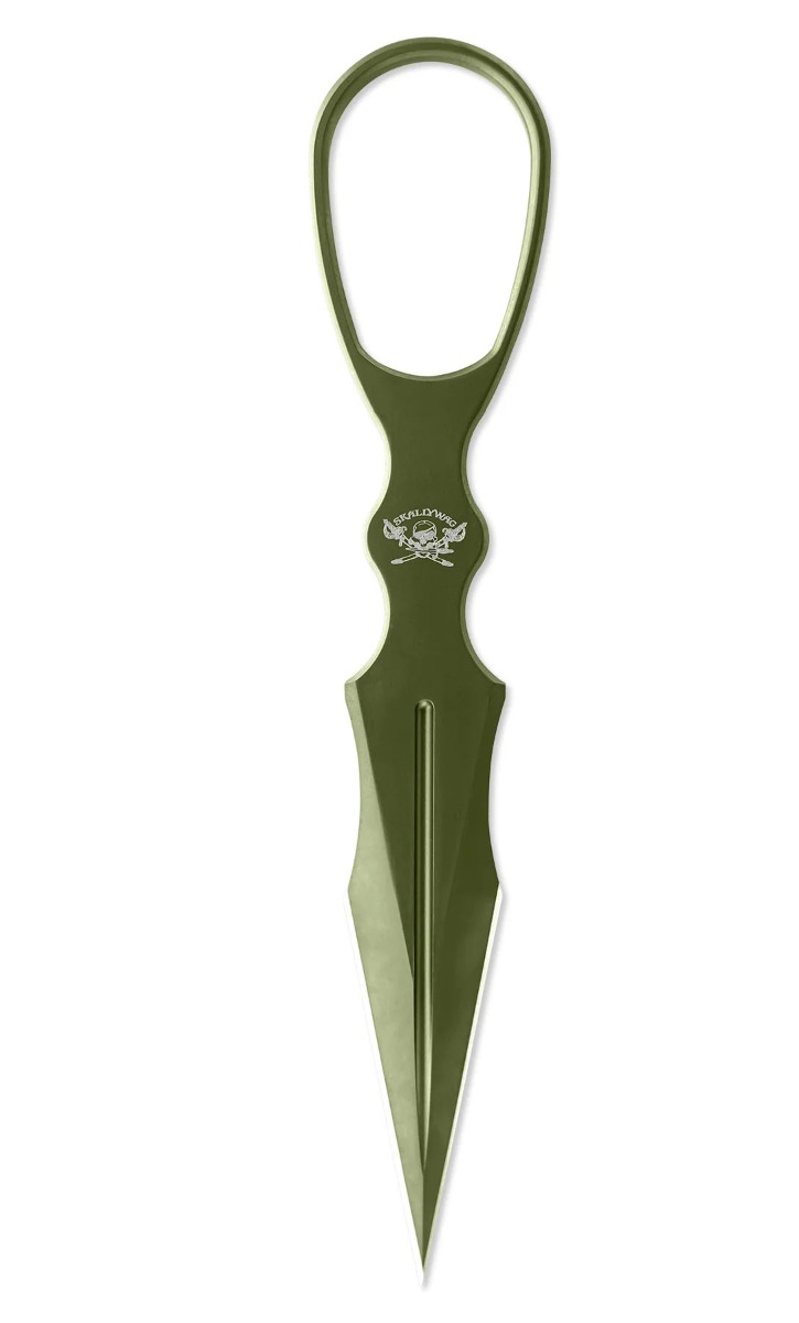 Skallywag Tactical D2 Dagger, OD Green Knife