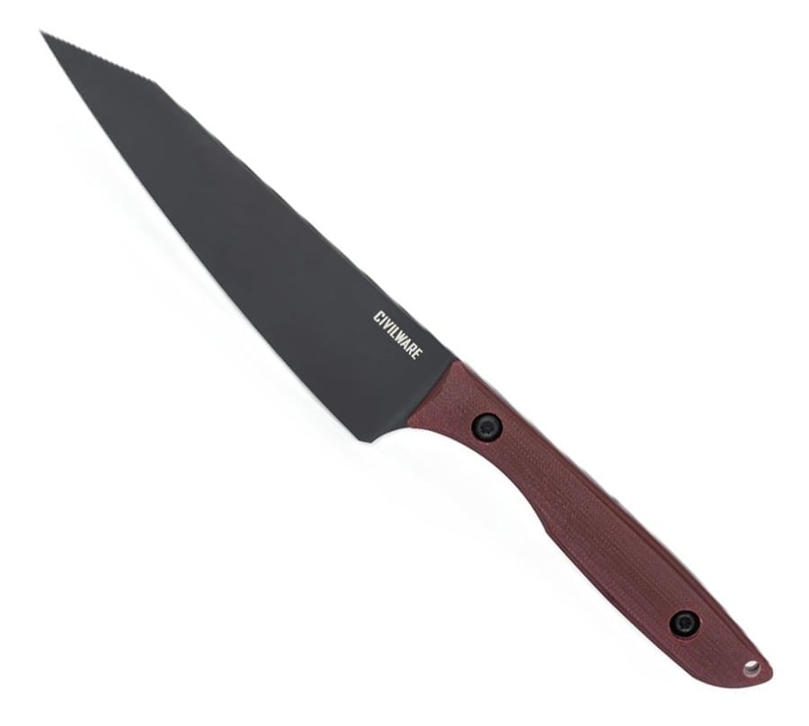 Civilware Petty Chefs Knife, Fire Red/Black - Civilware