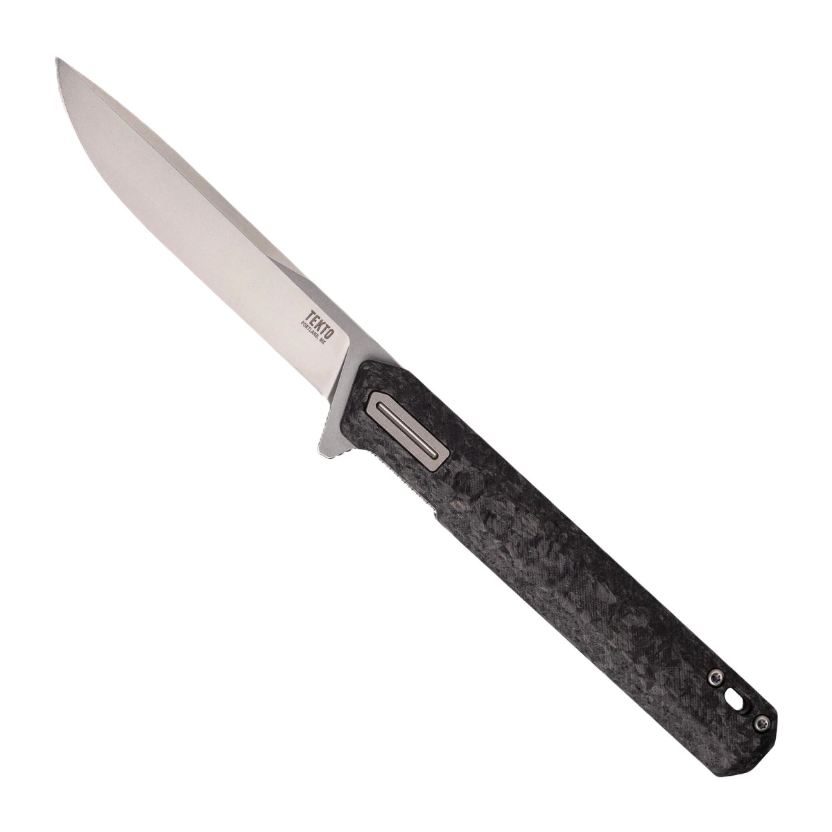 Tekto Knives F2 Bravo Folding Knife, Forged Carbon