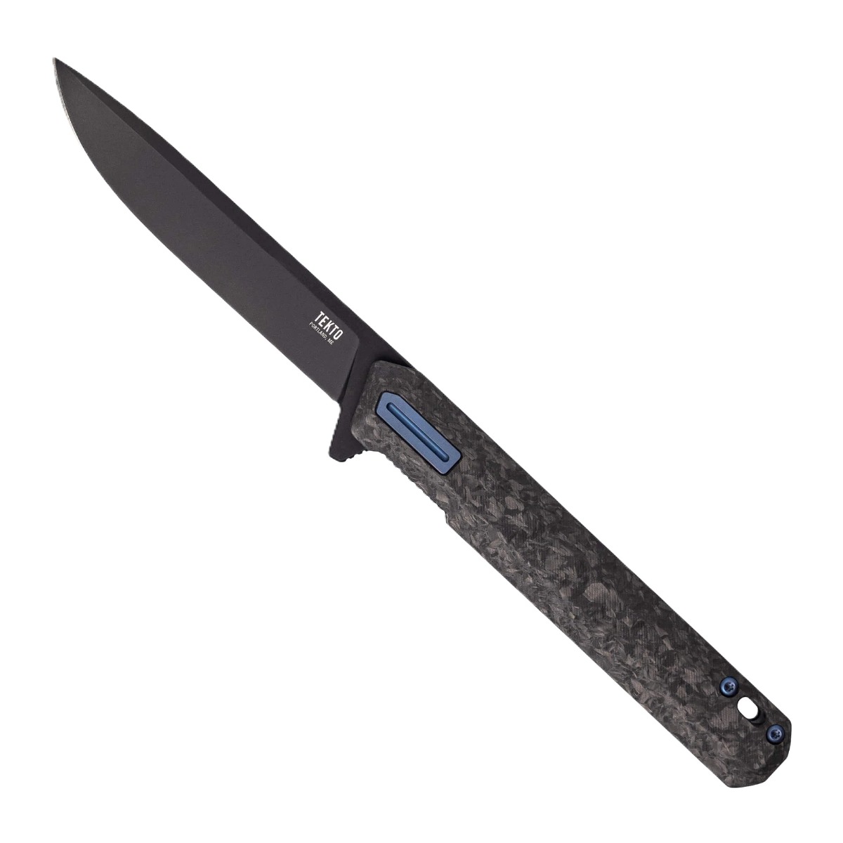 Tekto Knives F2 Bravo Folding Knife, Forged Carbon
