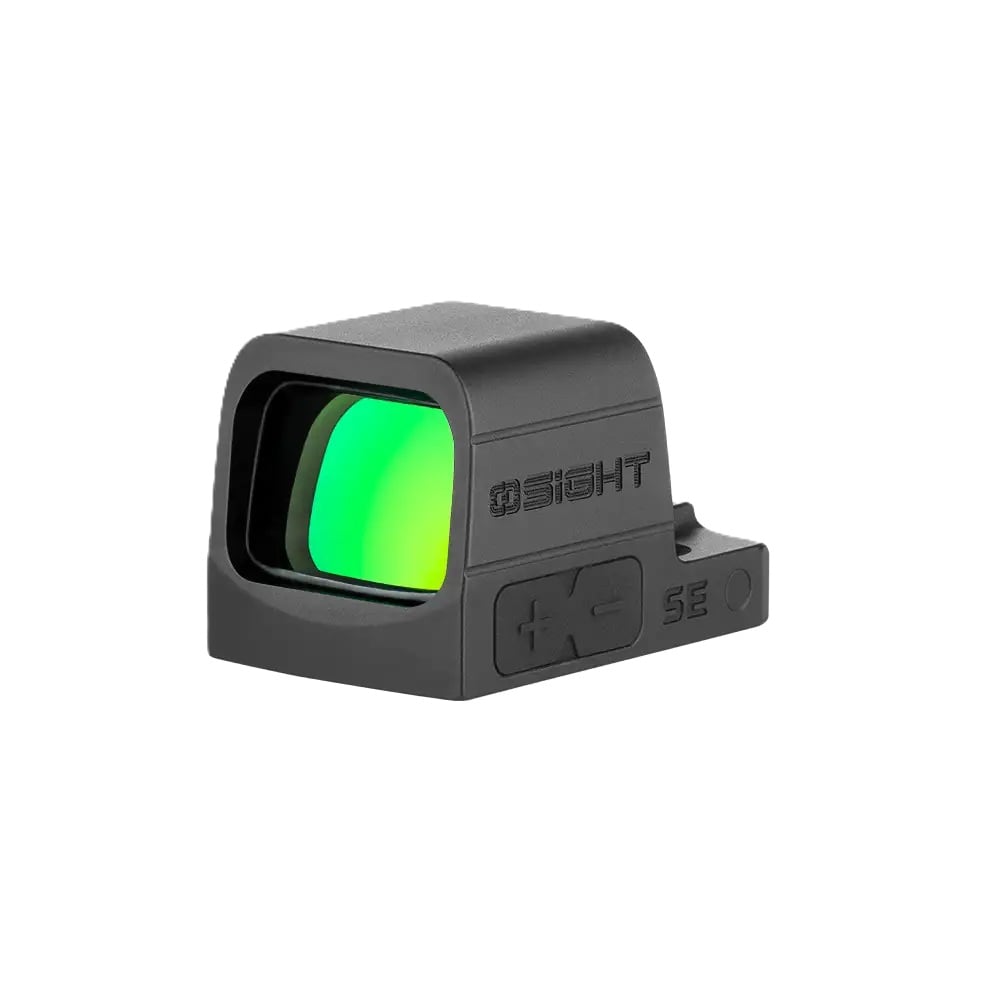 Osight SE 2 MOA Dot + 32 MOA Circle Green Dot Sight, Black - OSIGHTSEGN2