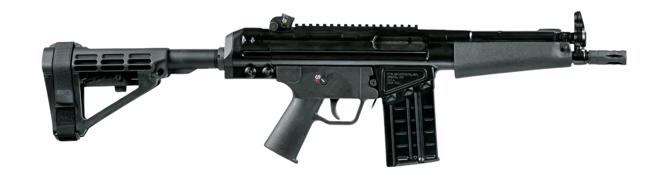 PTR 51P 8.5" .308 Winchester w/ Pistol Brace, Black Powdercoat