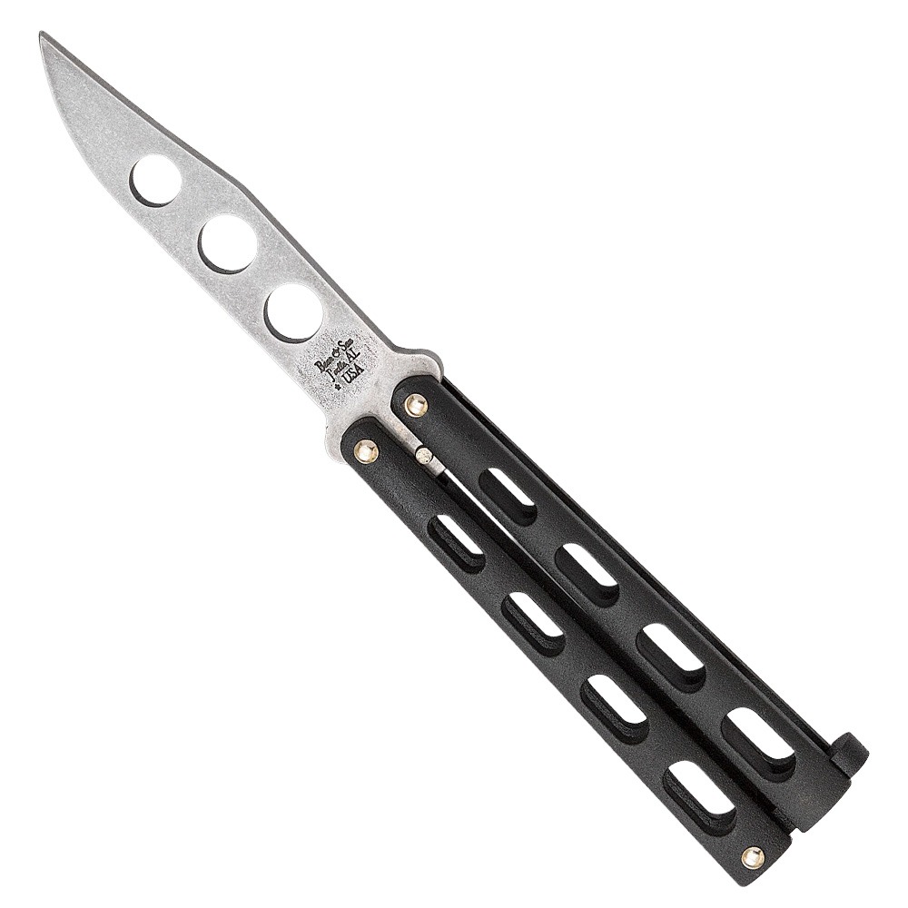 Bear & Son Bear & Son 4" BLACK BUTTERFLY TRAINER KNIFE