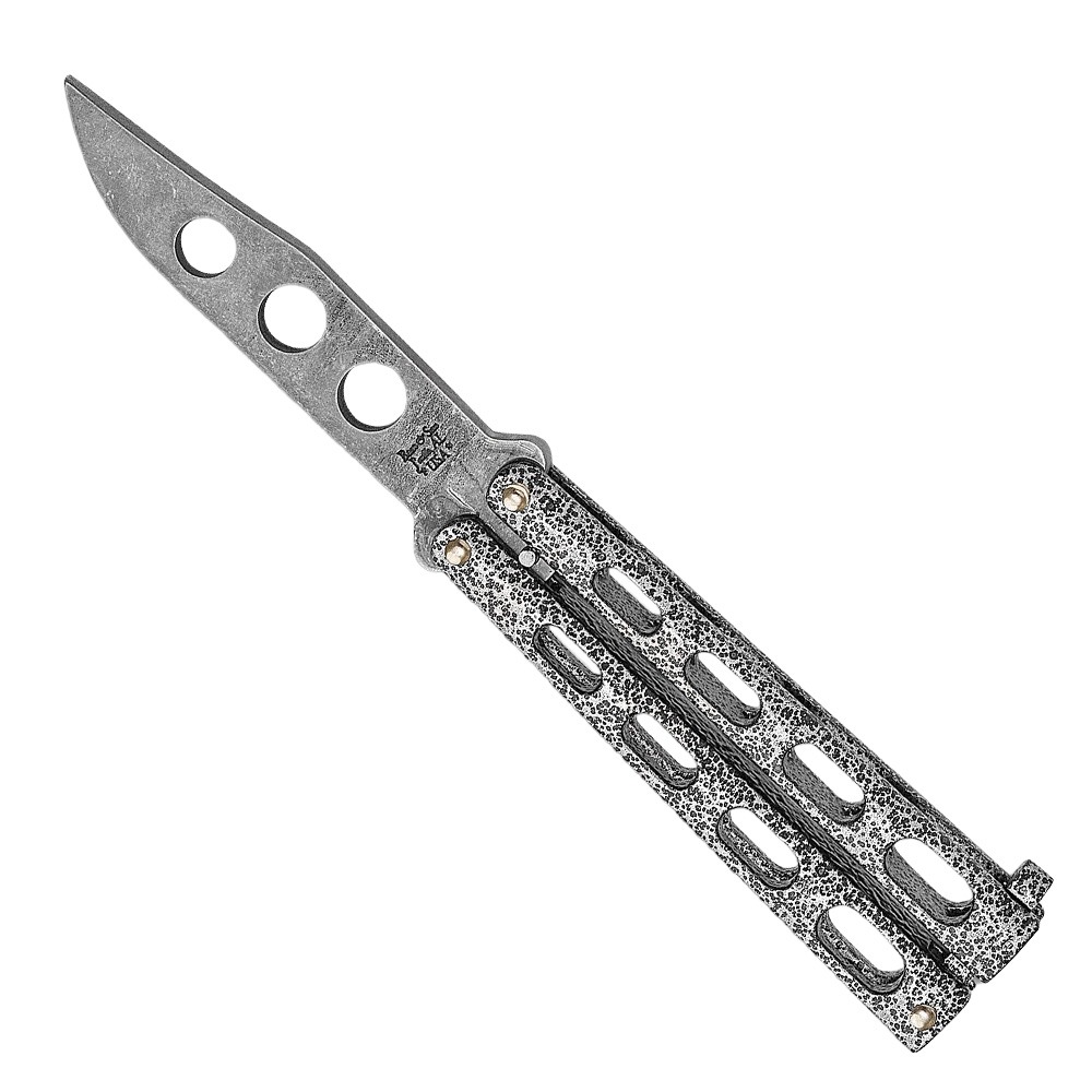 Bear & Son Bear & Son 4" SILVER VEIN BUTTERFLY TRAINER KNIFE