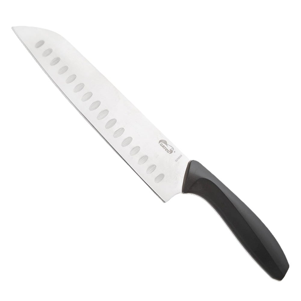Gatco Sharpeners Gatco 12 1/8" SANTOKU KITCHEN KNIFE, BLACK
