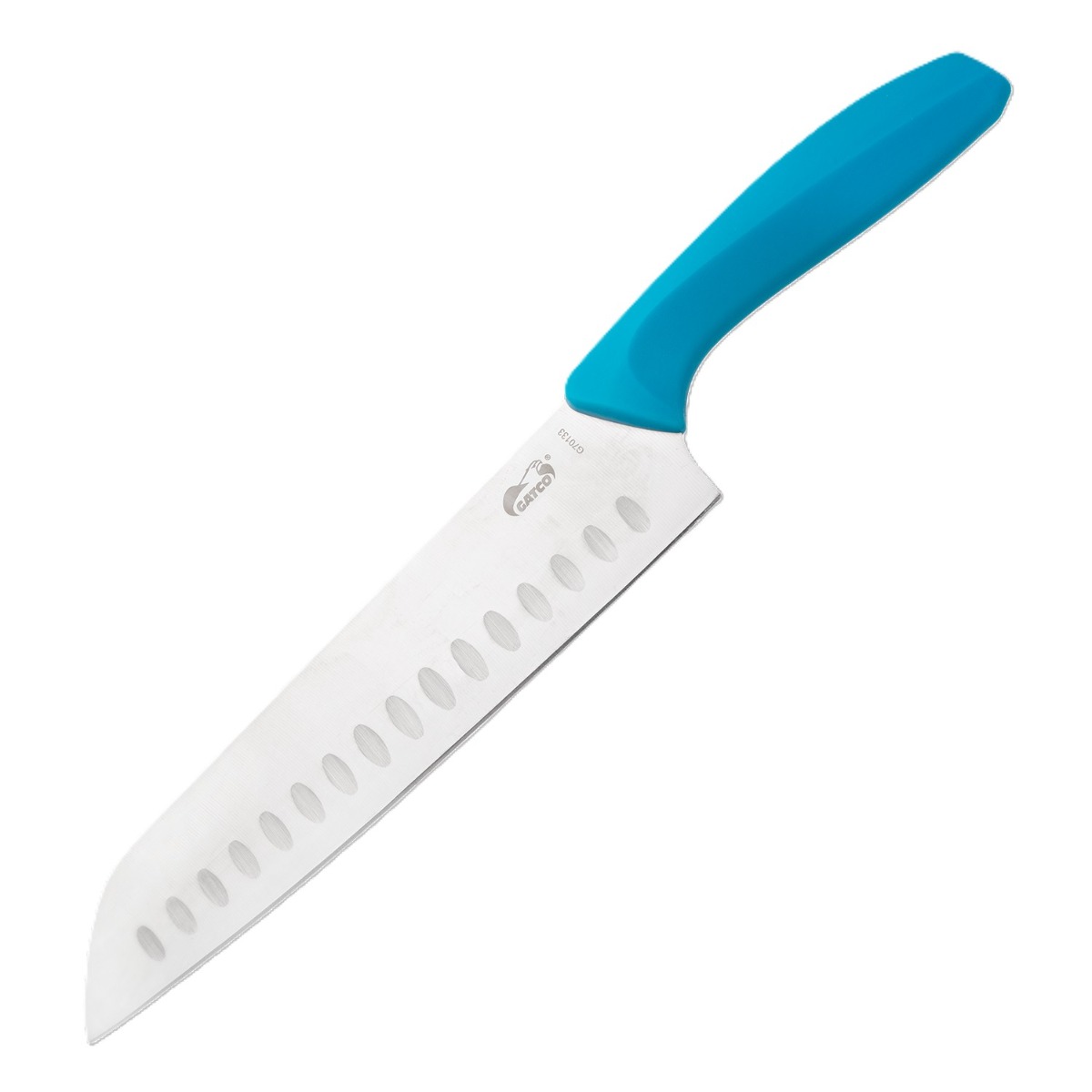 Gatco 12 1/8" SANTOKU KNIFE, TEAL