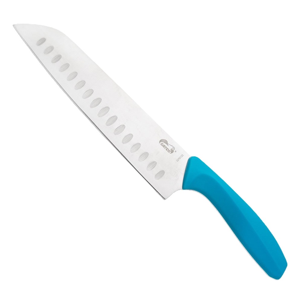 Gatco Sharpeners Gatco 12 1/8" SANTOKU KNIFE, TEAL